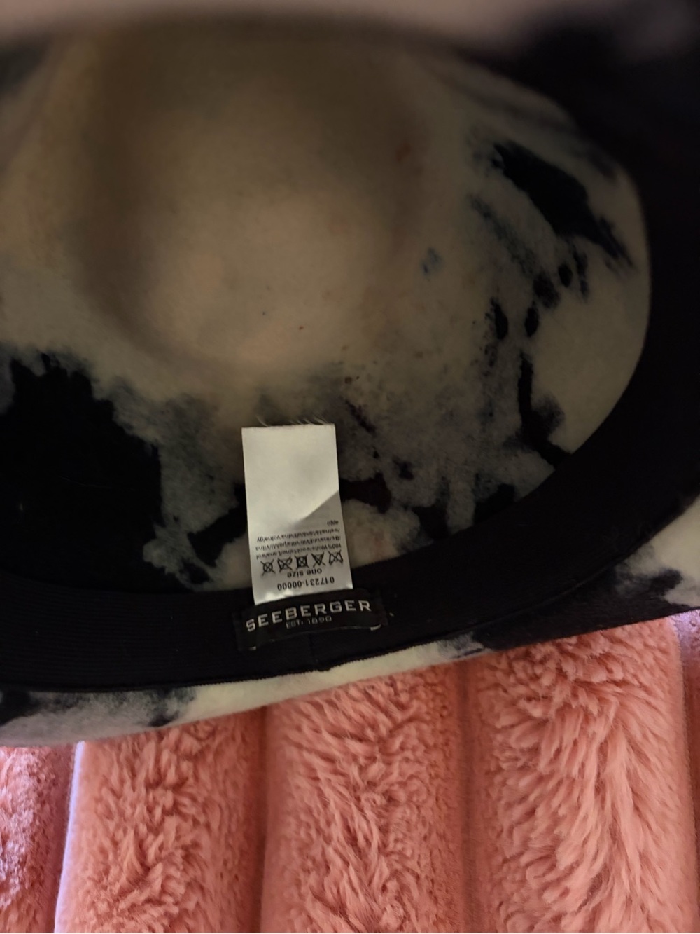 Anthropologie Seeberger Wool Fedora Hat with Sparkly Band - Picture 5 of 6